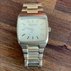 Gold Nixon Watch